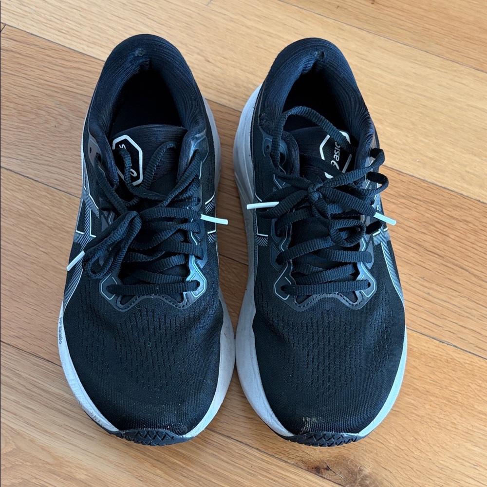 ASICS Black and White Athletic Sneakers